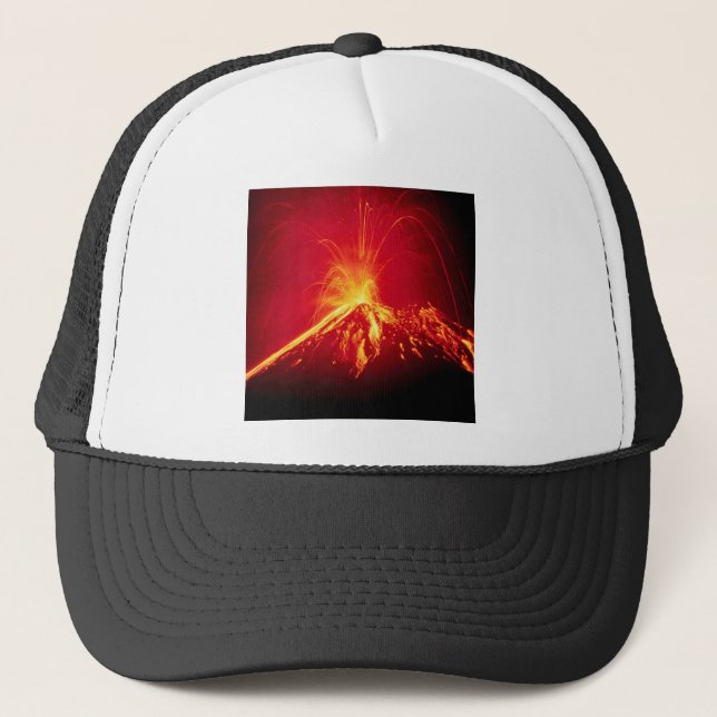 Casquette Lave chaude de volcan Costa Rica 1991 (Devant)