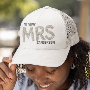 Casquette L'avenir Mme Bride Faux Pearl Patch