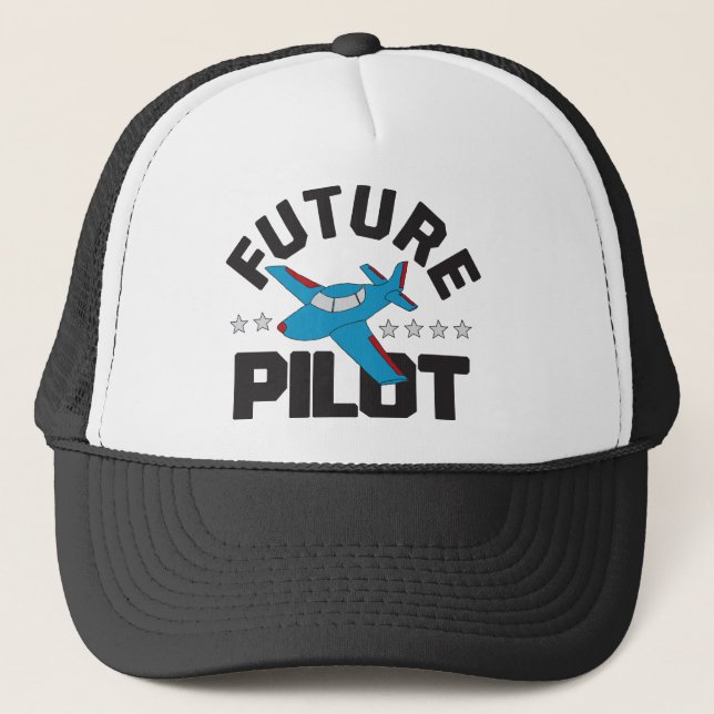 Casquette L'aviation pour les enfants qui volent à l'avenir  (Devant)