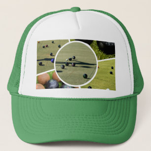 Casquette Lawn Bowls Five Picture Photo Collage, Hat