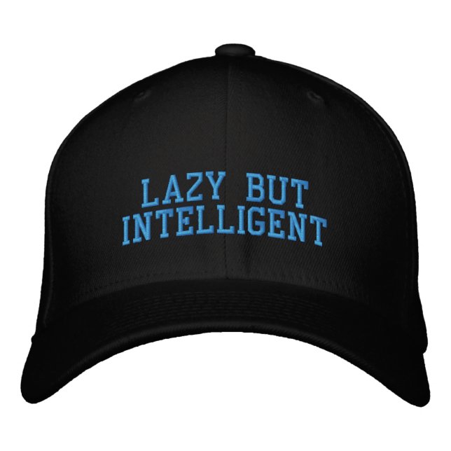 CASQUETTE LAZY MAIS INTELLIGENT par LBI APPAREL (Devant)