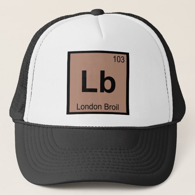 Casquette Lb - Chimie Grillade de Londres Symbole du tableau (Devant)