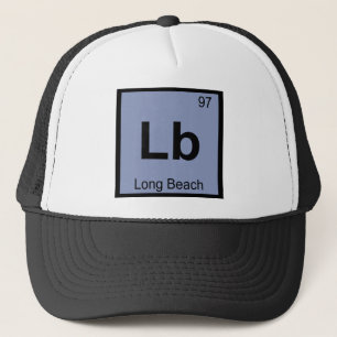 Casquette Lb - Tableau périodique de chimie de la ville de L