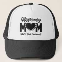 LDS Mormon Missionnaire Maman Trucker Chapeau Casq