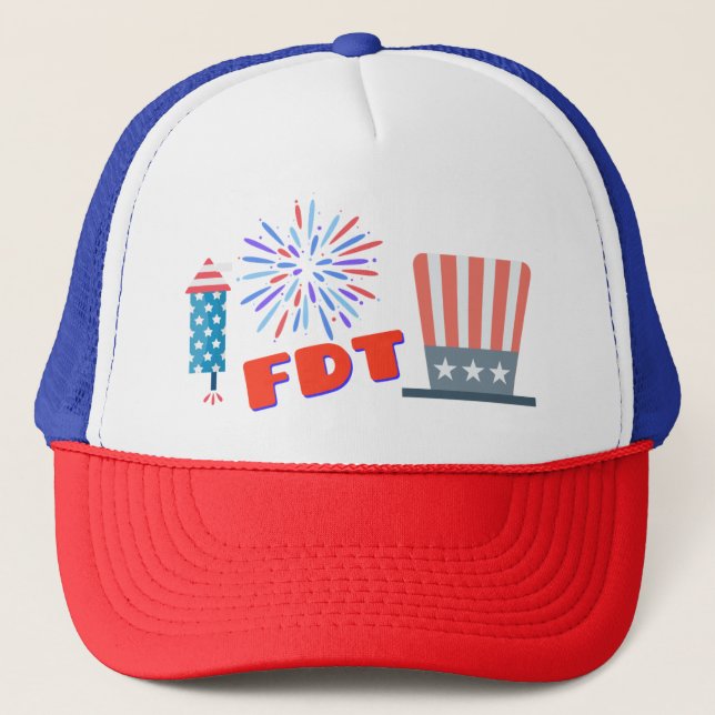 Casquette Le 4 juillet FDT Delta Tango (Devant)