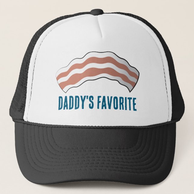 Casquette Le bacon préféré de papa (Devant)