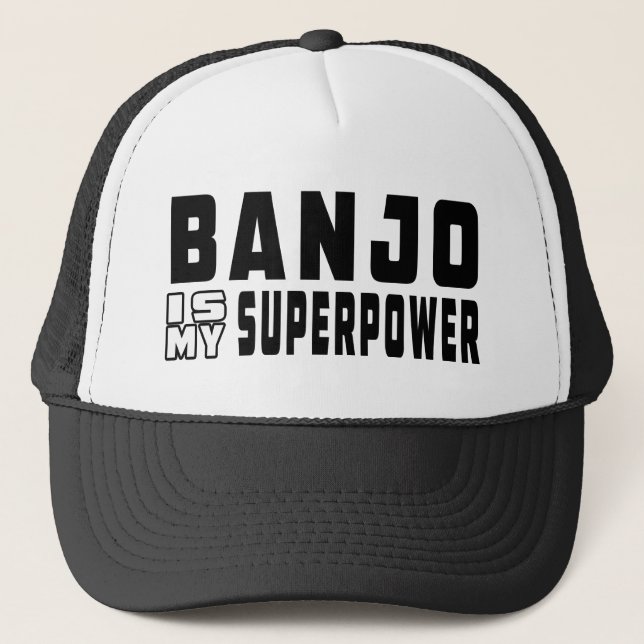 Casquette Le banjo est la ma superpuissance (Devant)
