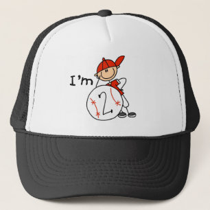 Casquette Le base-ball du garçon j'ai 2 ans