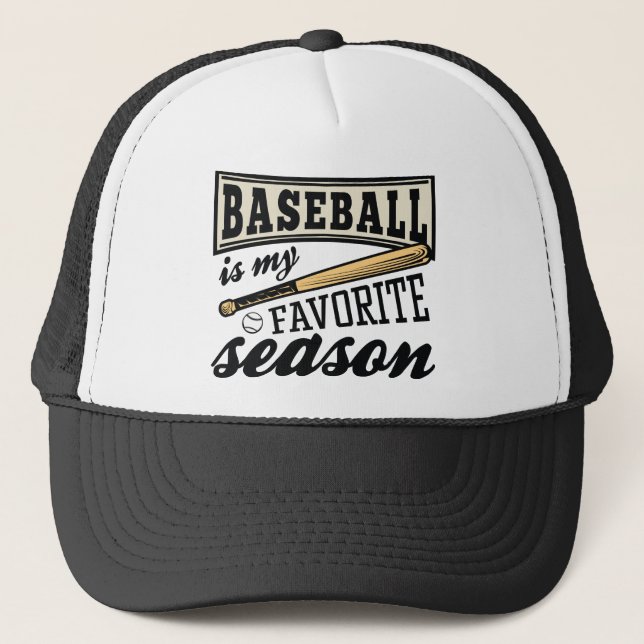 Casquette Le Baseball Est Ma Saison Préférée (Devant)