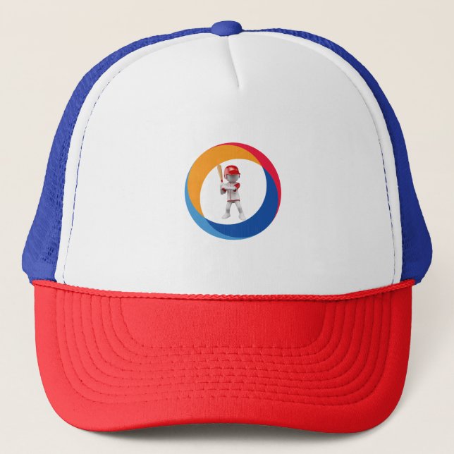 Casquette Le Batsman - Design Classique De Cricket (Devant)