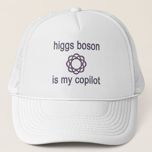 Casquette Le boson de Higgs est mon humour pilote de (Devant)
