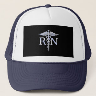 Casquette Le caducée argenté de RN d'infirmier autorisé