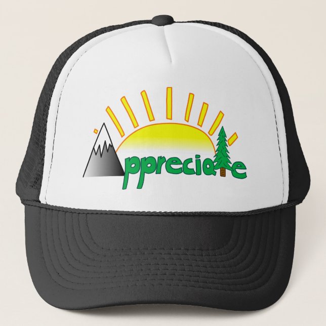 Casquette Le camionneur de vieille école apprécient le (Devant)