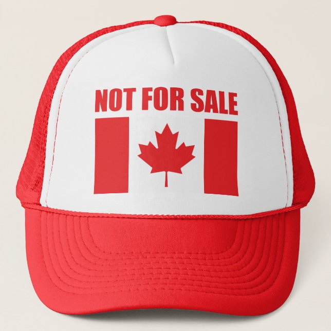 Casquette Le Canada n'est PAS à vendre (Devant)