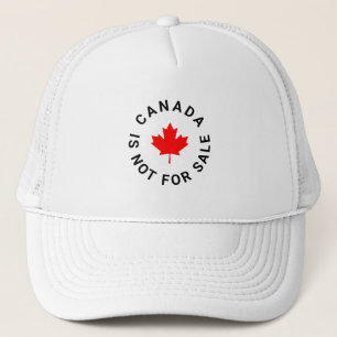 Casquette Le Canada n'est pas en vente texte personnalisé fe