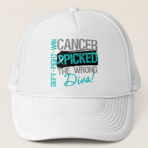 Casquette Le Cancer De L'Ovarien A Pris Le Mauvais Diva
