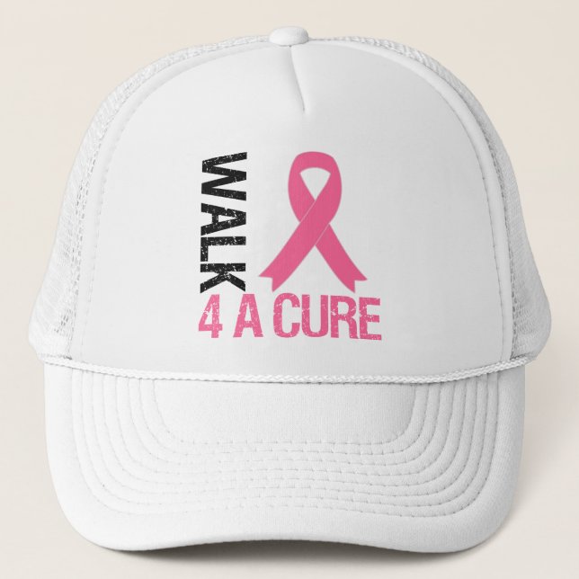 Casquette Le Cancer Du Sein Marche Pour Un Traitement (Devant)