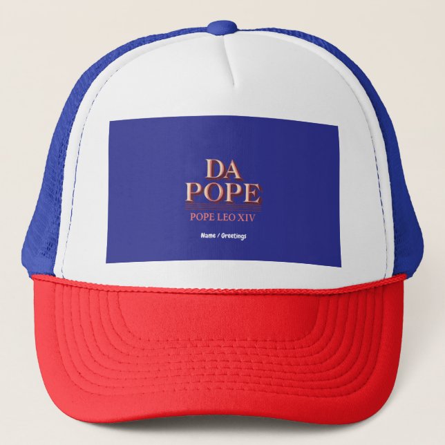 Casquette Le cardinal Robert Prevost et l'ascension du pape  (Devant)