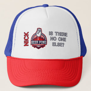 Casquette Le Champ De Bière Pong - Il N'Y A Personne D'Autre