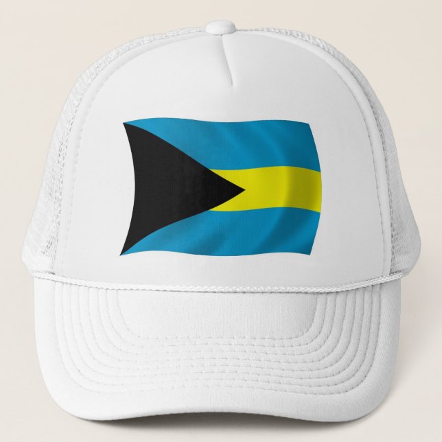 Casquette Le Chapeau au Drapeau des Bahamas (Devant)