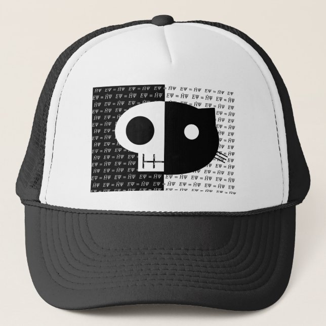 Casquette Le chat de Schrödinger (Devant)