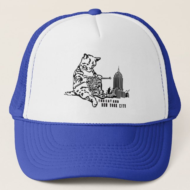 Casquette Le Chat et New York City (Devant)