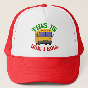 Casquette Le chauffeur d'autobus scolaire drôle ceci est