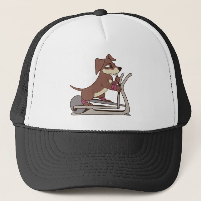 Casquette Le chien cool aime l'entraînement (Devant)