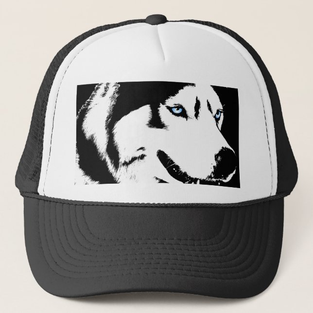 Casquette Le chien de traîneau couvre le cadeau de (Devant)