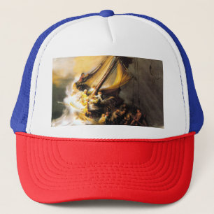 Casquette Le Christ dans la tempête sur la mer de la Galil