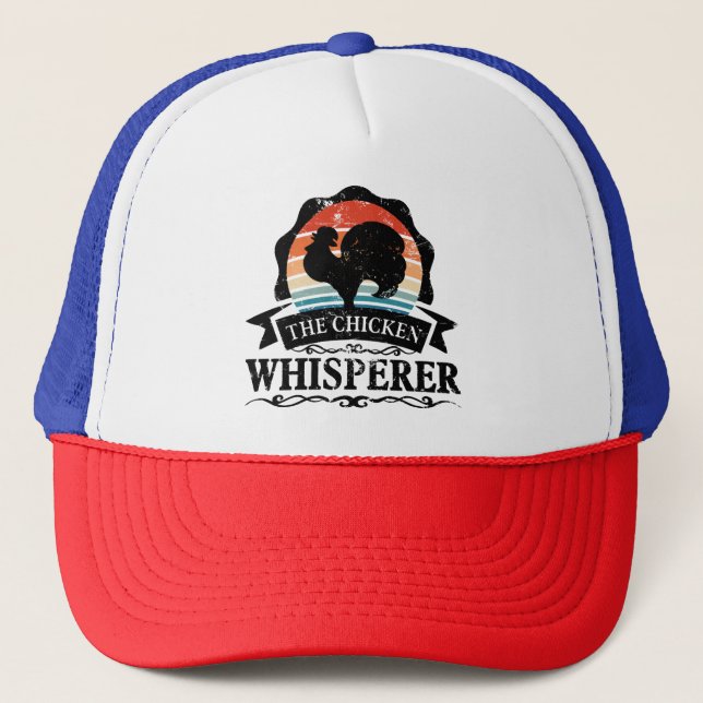Casquette Le Chuchoteur de Poulets Drôle (Devant)