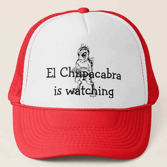 Casquette le chup, Chupacabra d'EL observe (Devant)