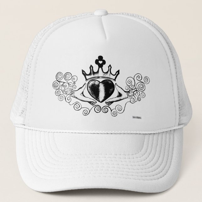 Casquette Le Claddagh (noir) (Devant)