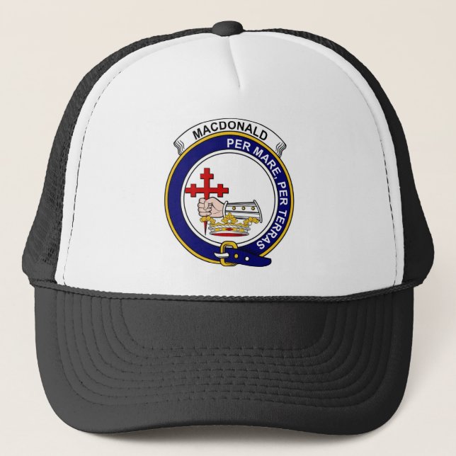 Casquette Le clan de MacDonald (clan Donald) Badge (Devant)