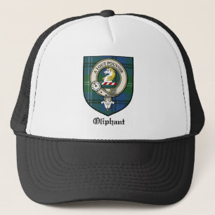 Casquette Le clan d'Oliphant Crest le tartan d'insigne