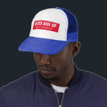 Casquette Le Client n'abandonne jamais le texte<br><div class="desc">Texte Du Client Moderne Élégant Modèle Sport Fitness Femmes Hommes Unisex N'Abandonne Jamais Ne Rendez-Vous Rouge Bleu Bleu Baseball & Trucker Chapeaux / Casquettes.</div>