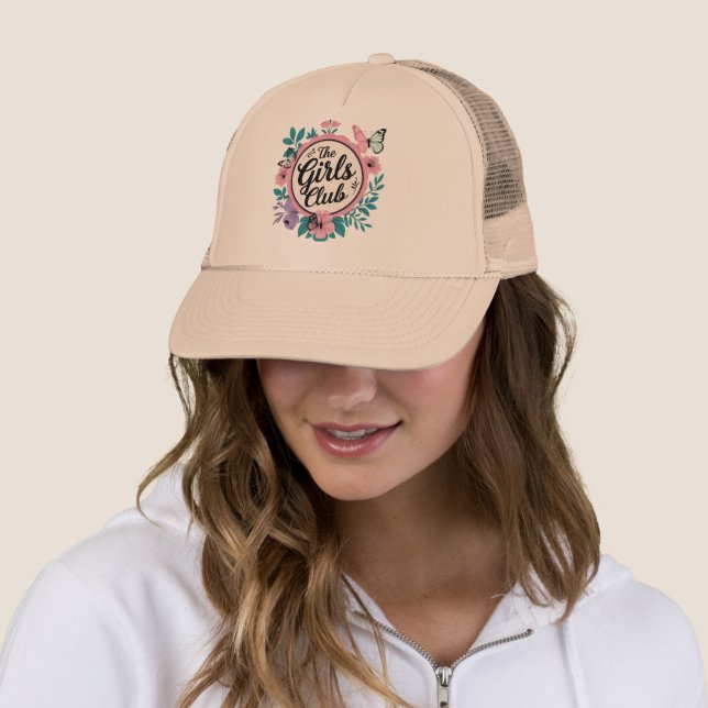 Casquette Le Club des Filles (En situation)