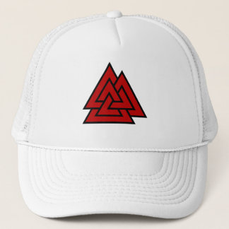 Casquette Le coeur de Hrungnir (rouge et noir)