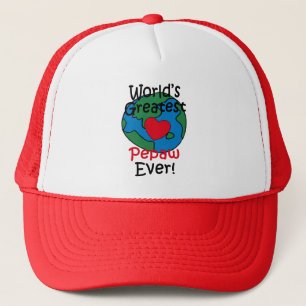 Casquette Le cœur de Pepaw le plus grand du monde