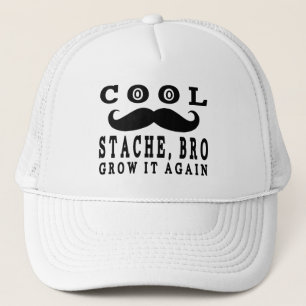 Casquette Le cool drôle Stache Bro de moustache l'élèvent