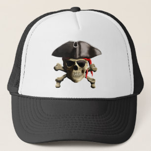 Casquette Le crâne de pirate de jolly roger
