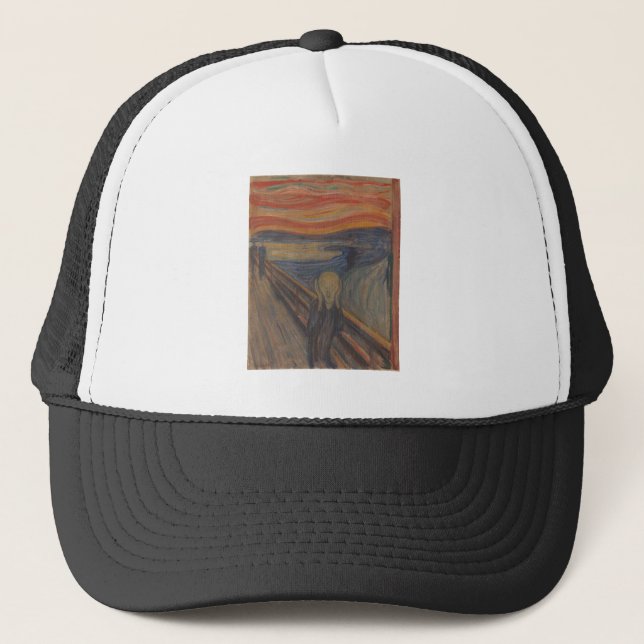 Casquette Le cri de la nature par Edvard Munch 1893 (Devant)