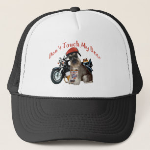 Casquette Le cycliste de Schnauzer ne touchent pas ma bière