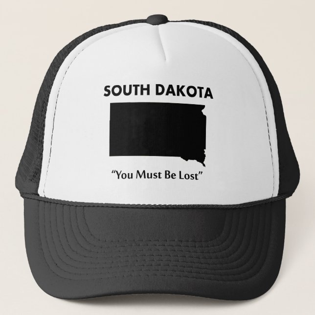 Casquette Le Dakota du Sud - vous devez être perdus (Devant)