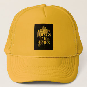 Casquette le design de t-shirt pour hommes de bonnes choses