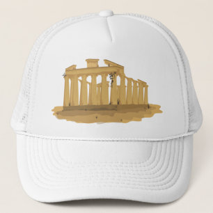 Casquette Le dessin animé de l'Acropole d'Athènes