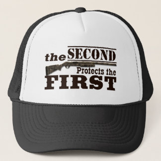 Casquette Le deuxième amendement protège le premier