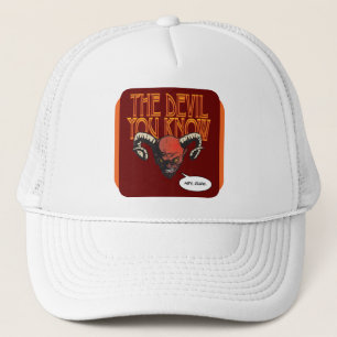 Casquette Le diable que vous connaissez Dk Red BG