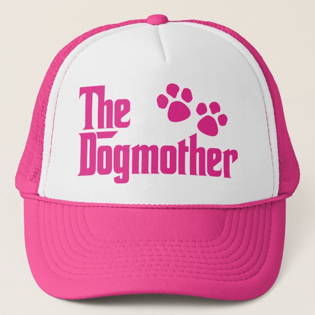 Casquette Le Dogmère rose et blanc s'amuse en disant (Devant)
