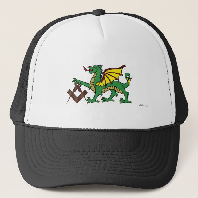 Casquette Le dragon vert (Devant)